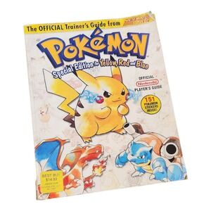 Pokemon Special Edition Yellow Red Blue Nintendo Power Magazine Full Stickers